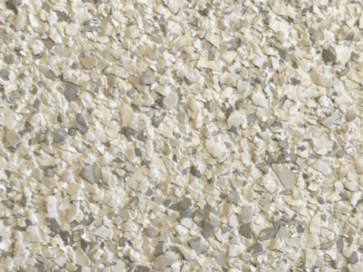 Résine Flakes beige